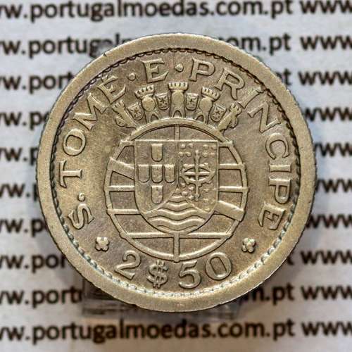 2$50 Escudos 1951 São Tomé e Príncipe prata – (MBC+) – Reverso – Ref. AG.ST.16.01.B1
