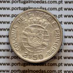 2-1/2 Escudos 1939 silver, Saint Thomas and Príncipe, Former colony portuguese, (F), World Coins Saint Thomas & Prince KM 5z