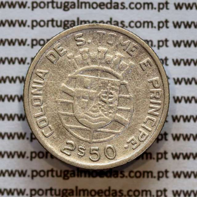 São Tomé e Príncipe 2$50 Escudos 1939 prata, 2-1/2 Escudos Prata 1939, (BC), World Coins Saint Thomas & Prince Island KM 5z