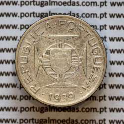 São Tomé e Príncipe 2$50 Escudos 1939 prata, 2-1/2 Escudos Prata 1939, (BC), World Coins Saint Thomas & Prince Island KM 5z