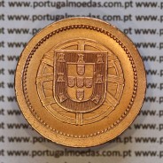Portugal, bronze coin of 5 centavos 1920 - Portuguese Republic, (VF+AU), World Coins Portugal KM 569 b