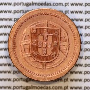 Portugal, bronze coin of 5 centavos 1920 of Portuguese Republic, (AU), World Coins Portugal KM 569 b