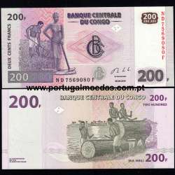 Congo – 200 Francs Banknote, 2013 (Uncirculated) – Pick 99