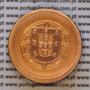 Portugal, bronze coin of 5 centavos 1920 - Portuguese Republic, (VF+/XF), World Coins Portugal KM 569, A. Gomes R.05.01.