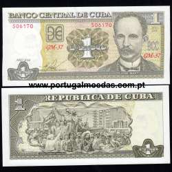 Cuba – 1 Peso Banknote, 2016 (Uncirculated) – Pick 128g