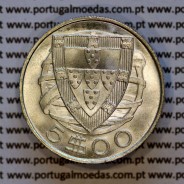 5 escudos 1943 prata ou 5$00 prata 1943 da República Portuguesa, (Soberba), Alberto Gomes R.35.07, World Coins Portugal KM581 b