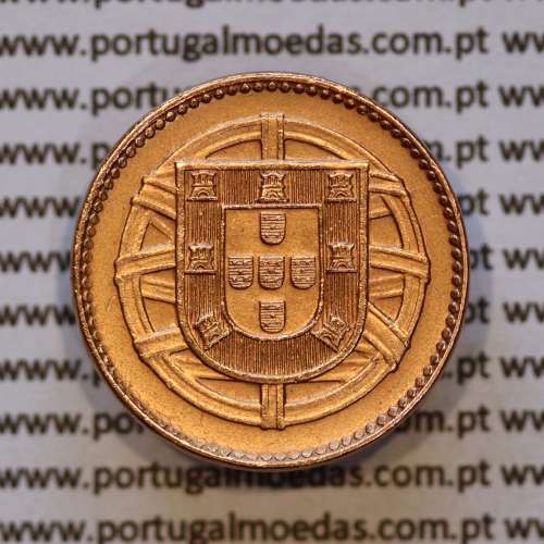 1 centavo 1921 Bronze da República Portuguesa, (MBC+/BELA), Alberto Gomes R.01.05.b