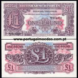 Inglaterra - Nota de 1 Pound 1948 (Não Circulada) - Pick M22 - 2nd Series