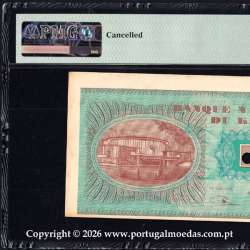 Katanga, 20 Francos 1960 Banco Nacional do Katanga, Pick. 6a. certificada PMG Choice Uncirculated 63 03c