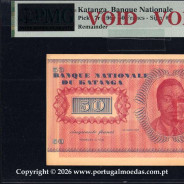Katanga — 50 Francs 1960 — Multicolour Printing Proof of Pick 7r Type, very Rare, 00b