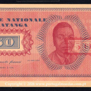 Katanga — 50 Francs 1960 — Multicolour Printing Proof of Pick 7r Type, very Rare, 03c
