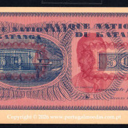 Katanga — 50 Francs 1960 — Multicolour Printing Proof of Pick 7r Type, very Rare, 06f