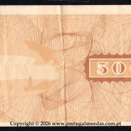 Katanga, 500 Francs 1960 — reverse Incomplete Printing Proof (Pick 9r), 06f