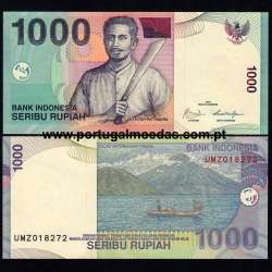 Indonesia – 1000 Rupiah Banknote, 2009 (Uncirculated) – Pick 141j