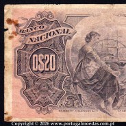 Mozambique, 20 Centavos 1914, Lourenço Marques , Mozambique Pick57 - 03c