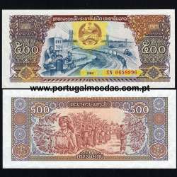 Laos – 500 Kip Banknote, 1988 (Uncirculated) – Pick 31