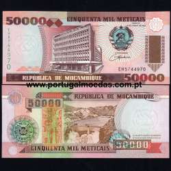 Moçambique - Nota de 50 000 Meticais 1993 (Não circulada) - Pick 138