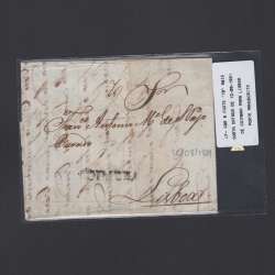 Carta Pré-Filatélica circulada de Coimbra para Lisboa datada de 12-08-1831