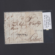 Carta Pré-Filatélica circulada de Coimbra para Lisboa datada de 12-08-1831