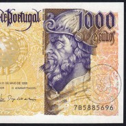 1000 Escudos 1998 Pedro Álvares Cabral Série 7B5885696 UNC World Paper Money Portugal Pick#188