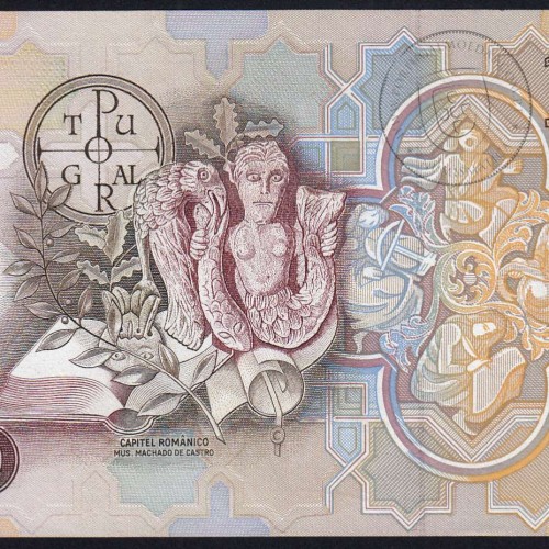 Nota 1000 Escudos 2 Agosto 1983 Teófilo Braga, Chapa 12, JR 13032, Banco de Portugal, WPM Pick 181, (Não Circulada)