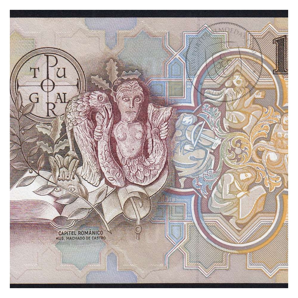 Nota 1000 Escudos 2 Agosto 1983 Teófilo Braga, Chapa 12, Banco de Portugal, World Paper Money Pick 181, (Não Circulada)