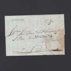 Carta Pré-Filatélica circulada de Coimbra para Lisboa datada de 20-08-1831
