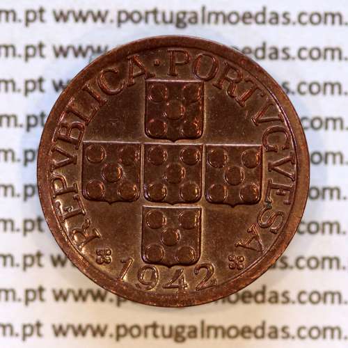 XX centavos 1942 Bronze Republica Portuguesa, 20 centavos 1942 bronze, (Bela), World Coins Portugal KM 584 01