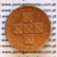 Portugal, bronze coin of 20 centavos 1942 Portuguese Republic, XX centavos 1942 Bronze (VF+XF), World Coins Portugal KM 584 03