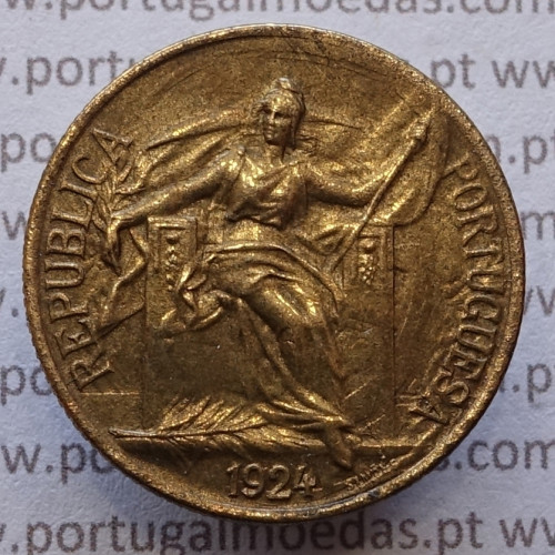 50 Centavos 1924 Bronze-Alumínio, com características inéditas possivelmente única conhecida.