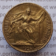 50 Centavos 1924 Bronze-Alumínio, com características inéditas possivelmente única conhecida.
