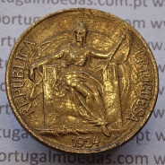 50 Centavos 1924 Bronze-Alumínio, com características inéditas possivelmente única conhecida.