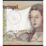 50 Escudos Banknote 1980 Infanta D. Maria, AHX 49839, Plate: 9 - Bank of Portugal (EF), Pick 174