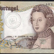 50 Escudos Banknote 1980 Infanta D. Maria, AHX 15526, Plate: 9 - Bank of Portugal (Little Circulated), Pick 174