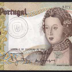Nota de 50 Escudos 1980 Infanta D.Maria, AHV 95876, Chapa: 9 - Banco de Portugal (Quase Não Circulada), Pick 174