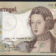 Nota de 50 Escudos 1980 Infanta D.Maria, OZ 49657, Chapa: 9 - Banco de Portugal (Não Circulada), Pick 174