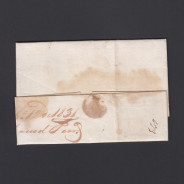 Carta Pré-Filatélica circulada de Coimbra para Lisboa datada de 12-11-1831