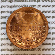 XX centavos 1949 Bronze Republica Portuguesa, 20 centavos 1949 bronze, (Soberba), World Coins Portugal KM 584a2