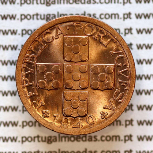 20 centavos 1949 Bronze Republica Portuguesa, XXcentavos 1949 bronze, (Soberba), World Coins Portugal KM 584a1