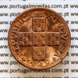 20 centavos 1949 Bronze Republica Portuguesa, XX centavos 1949 bronze, (Soberba), World Coins Portugal KM 584 a1