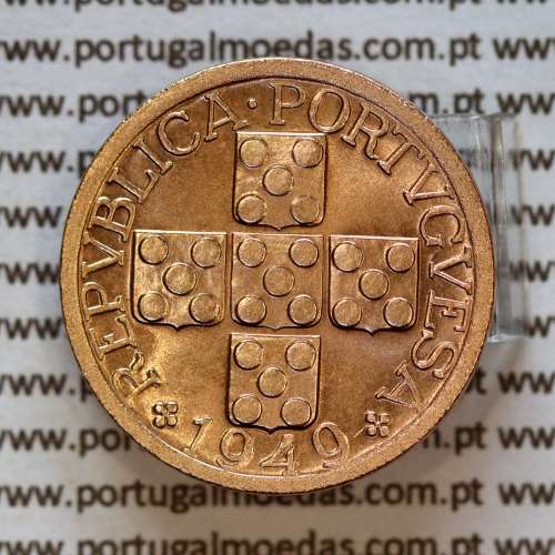 20 centavos 1949 ou XX centavos 1949 bronze da Republica Portuguesa, (Soberba), World Coins Portugal KM 584 a1