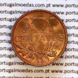 20 centavos 1962 Bronze Republica Portuguesa, XX centavos 1962 bronze, (Soberba), World Coins Portugal KM 584 b3