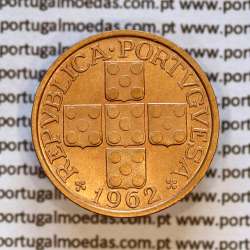 Portugal, bronze coin of 20 centavos 1962 Portuguese Republic, XX centavos 1962 Bronze (AU), World Coins Portugal KM 584 a1