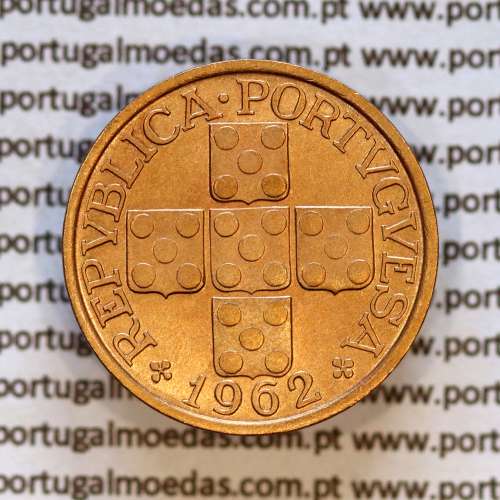 Portugal, bronze coin of 20 centavos 1962 Portuguese Republic, XX centavos 1962 Bronze (AU), World Coins Portugal KM 584 a1