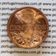 XX centavos 1967 em Bronze da Republica Portuguesa, 20 centavos 1967 bronze, (Soberba), World Coins Portugal KM 584 a2