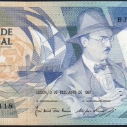 100 (Cem) Escudos 1987 Fernando Pessoa 03/12/1987, Chapa:9 Banco de Portugal, BJM 093118, (NC), Pick 179d