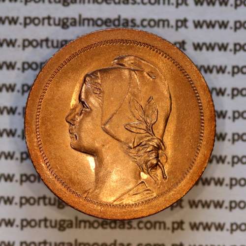 10 centavos 1924 Bronze, Republica Portuguesa, (Soberba), Alberto Gomes R.09.01, World Coins Portugal KM 573 b
