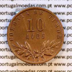 Timor, 10 Avos 1948 bronze, Ex-colónia Portuguesa, (Bela-), World Coins Timor KM 5b