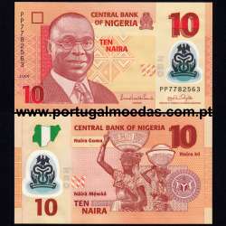 Nigeria – 10 Naira Banknote, 2009 (Uncirculated) – Pick 39