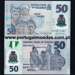 Nigeria – 50 Naira Banknote, 2023 (Uncirculated) – Pick 40